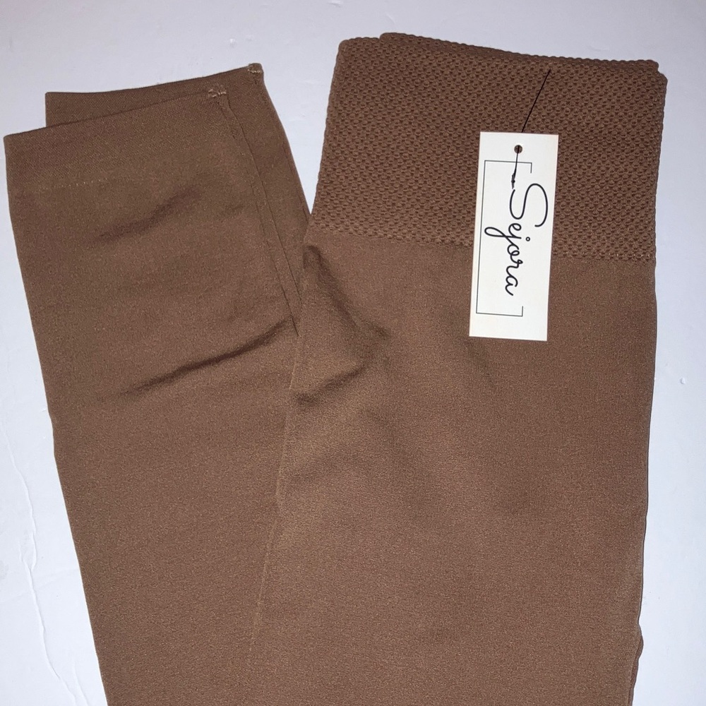 Women's Thick Soft Brown Leggings Small/Medium